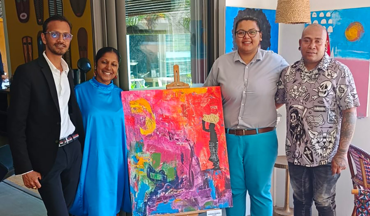 Natacha Boodhoo réinvente l'expérience artistique et gastronomique avec le « Gallery Table »